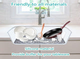 Sink Protectors for Kitchen, 26''x 14'' Silicone Mat, Heat-resistant Easy-Clean Kitchen V1366-AZ2-W-04630