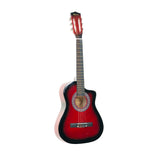 Karrera Childrens 34in Acoustic Guitar Kids - Red CC34-RD