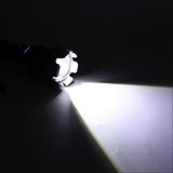 Super Bright Zoomable Flashlight USB Rechargeable Waterproof Aluminum Outdoor Torch V1263-JX-4286