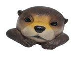 Floating Otter Decor Outdoor Pond Ornaments Waterproof Resin Realistic Decorative Floating Animal V1294-YM0901-3111240161311