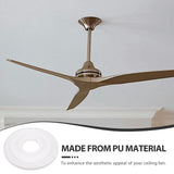 Stylish White PU Round Ceiling Medallion for Home Lighting Decor V1369-AZ3-W-09010
