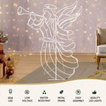 1.44M Christmas Lights Motif 504 LED Rope Light Outdoor Decoration Jingle Jollys XMAS-MOT-D-ANGEL-MC