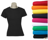 5x Womens 100% Cotton T-Shirt Plain Basic Tee Casual Top in Assorted Colours V563-BR-5WSHIRT-ASSTD-12