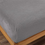 Ramesses Teddy Fleece Fitted Sheet Combo Set Charcoal Single V442-KIT-FITTEDSS-TEDDYFLEECE-CHARCOAL-SB
