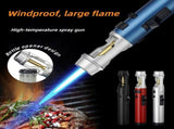 Plasma Lighter, Outdoor Windproof Lighter with Bottle Opener,Outdoor Straight Flame for Camping and V1366-AZ2-W-11455