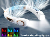 New Neck Hanging Fan Portable Mini USB Fan Personal Cooling Turbine Small Charging Quiet V1232-GBFS004