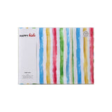 Happy Kids Multi Stripes Printed Microfibre Sheet Set Double V442-HIN-SHEETS-KIDSSTRIPES-MULTI-DS