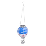 Hot Air Balloon Solar Lantern Decorative Solar Hanging Light with Candle Holder for Courtyard Garden V1294-YM0901-3111240205011