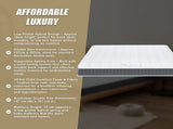 Double Memory Foam Mattress OEKO-TEX Textile & CertiPUR-US Certified Foam V63-930221