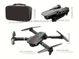 S2 MAX drone, dual-camera drone, upgraded remote control, ESC camera, long-lasting battery, 360&deg V1102-823-59420-BLK-TWOBATTERIES