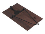 Motorcycle Helmet Rack with Jacket Hook Wood and Iron Wall Helmet Display Stand for Motorcycle Bike V1294-YM0901-3117230283811