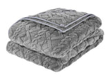 Weighted Blanket, 9 kg, 1524 x 2032 mm Queen Size, Sherpa Fleece Heavy Blanket with Glass Beads, V952-JZMTYGRTHRT2DXUNJ001V0