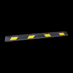 180cm Heavy Duty Rubber Curb Parking Guide Wheel Driveway Stopper Reflective Yellow V63-826011