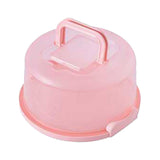 Clearance! Round Cake Carrier Cake Container With Lid And Handles, Large Cupcake Carrier Cake Keeper V1189-LWWAL-20260401-07326