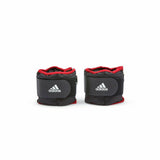Adidas Adidas Adjustable Ankle Weights Gym Training Workout - Black/Red V563-ADWT-12229