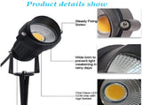 10X 12V LED waterproof Outdoor Garden Spotlights landscape light Lamp Yard Flood V201-EAZ01981CL8-10AU