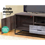 Artiss TV Cabinet Entertainment Unit 180cm Industrial FURNI-G-IND-TV02-WD-AB