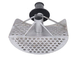 Beach Sand Scoop Metal Detecting Hunting Tool Detector Stainless Steel Hexahedron Holes Sand Scoop V1294-YM0703-3111230018011