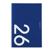 2026 Weekly Monthly Planner Dated Page PU Leather Academic Planner Notebook with Ribbon Bookmarks V1192-AZ-W-23279