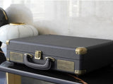 Bluetooth Suitcase Turntable with Speaker V1031-SP-TT25BK-192