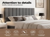 Artiss Queen Bed Frame with Storage Grey Velvet Headboard Gas Lift Platform Base BFRAME-E-TOKI-VELA-Q-GY-AB