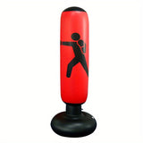 1Pc Inflatable Fitness Boxing Bag Stand - Durable Martial Arts Training Aid V728-LP24897