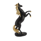 Horse Sculpture Ornament Decorative Auspicious Wealth Craft Resin Standing Horse Statue for Cabinet V1294-YM0626-3115220151811