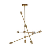 Pendant Light 6 Lights Geometric Style Unique Design Stable Firm Highly Durable Hanging Light V1294-YM0714-3119210295811
