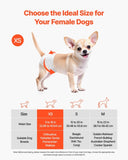 VEVOR Disposable Dog Diapers Super Absorbent Female Dog Diaper XS Size 144 Count V952-CWNBZNKMG144W0DY9001V0