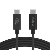 Belkin Connect USB4 USB-C to USB-C Cable , 5A/240W, 20Gbps,4K60Hz, V1202-V2-MPA-INZ004BT2MBK