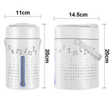 2 in 1 Portable Mini Humidifier USB Bluetooth Speaker V1263-JX-7202
