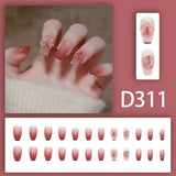 12 boxes / 288 pieces, cool spicy simple French sparkling diamond line sweet style hot-selling V1102-HECDJ-002