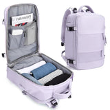 Multi-Compartment Travel Backpack with Shoe Storage and Wet-Dry Separation V888-ELOSUNG10942