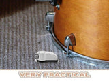 2Pcs Precision Drum Lugs Plated Silver Drum Set Mounting Hardware Replacement V1192-AZ-W-24775