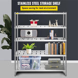 VEVOR Storage Shelf, 5-Tier Storage Shelving Unit, Stainless Steel Garage Shelf, 59.1 x 17.7 x 70.9 V952-BXGCKHJYCC605MVZVV0