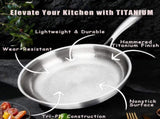 Titanium Pan,100% Non-toxic Titanium Pan,Non Stick Chemical-Free,Extreme Heat-Resistant & Lasts a V1189-LWWAL-20260401-06917-2