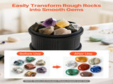 Rock Tumbler 8 lbs Rock Polishing 4 Speed Settings 9-Day Polishing Timer Stone Polishing V952-YSDMJHS4DDSJNL4HX001V3