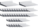 50 Pieces Door Corner Seal, Self Adhesive Frame Door Corner Seals for Noise Isolation and Weather V1366-AZ2-W-21706
