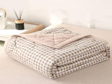 AYktou Reversible Patchworks Queen Size, 78.74x59.05in Lightweight Plaid Bedspreads Coverlets V1189-WXFWAL-20260326-03129