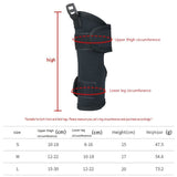 L Size Adjustable Dog Knee Brace set - Include front and hind legs Soft Neoprene Leg Support Sleeve V888-ELOSUNG56002