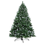 Jingle Jollys Christmas Tree 2.1m Snowy Xmas Tree Decoration 905 Tips XM-TR-WELL-7F-SNOW