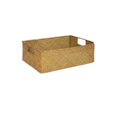 Handmade Seaweed Storage Basket Woven Storage Box with Handle for Home Kitchen Office V1294-YM0901-10254165