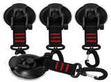 Sturdy Suction Cup Hooks ABS Nylon Easy to Use Home Assorted Color V1369-AZ3-W-18024