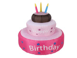 Inflatable Happy Birthday Cake with Candle IP44 Waterproof Birthday Blow Up Yard Decoration with LED V1294-YM0901-3115240031511