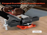 Bench Vise, 140 mm Jaw Width, 140 mm Max Jaw Opening Multipurpose Vise with 360&deg Swivel Locking V952-DXZSDGNTQ55IFO0S7V0