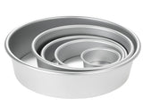 5pcs/set Aluminum Alloy Round Cake Mould Chiffon Cake Baking Pan Pudding Cheesecake Mold Set with V1294-YM0901-H38002