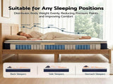 RoomSense Queen 30cm Latex Mattress Medium Firm Bundle, Pine Bed Frame XFKF-1667-OATMEAL-Q
