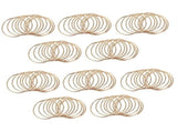 100 Pack 3 Inch Gold Dream Catcher Metal Rings Hoops Macrame Ring for Dreamcatchers and Crafts V1366-AZ2-W-15783