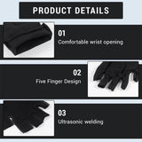 12 Pairs Cotton,Reusable Half Finger Touchscreen,7.5x3.9In Summer Sun UV Protection V1189-WXFWAL-20260319-00772