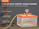 2 Gallon Vacuum Upgraded Multipurpose Acrylic Vacuum Degassing Transparent Vacuum V952-YKLZKQYKL2GAAHHNZV0